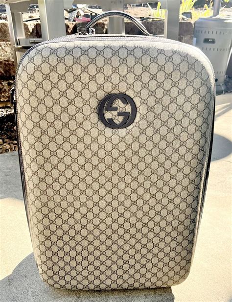 borderfree gucci|Gucci leather suitcase.